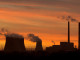 File picture of gas fired power station at sunset in Minsk